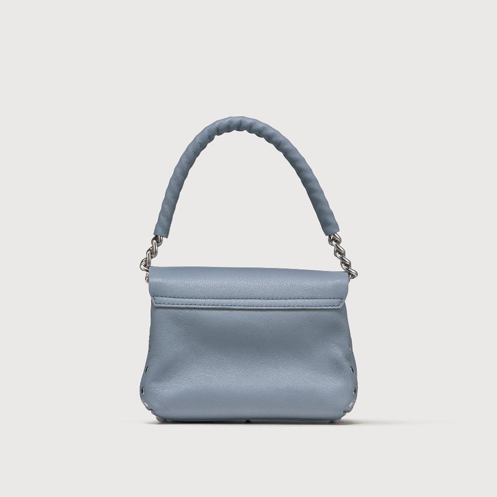 Zanellato BORSA POSTINA® BABY IN PELLE LISCIA BLUE GRAN LAGUNA | Zanellato