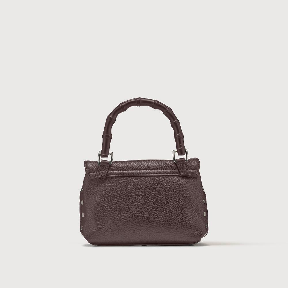 Zanellato BORSA POSTINA® BABY IN PELLE MARTELLATA BROWN MOCACCINO | Zanellato