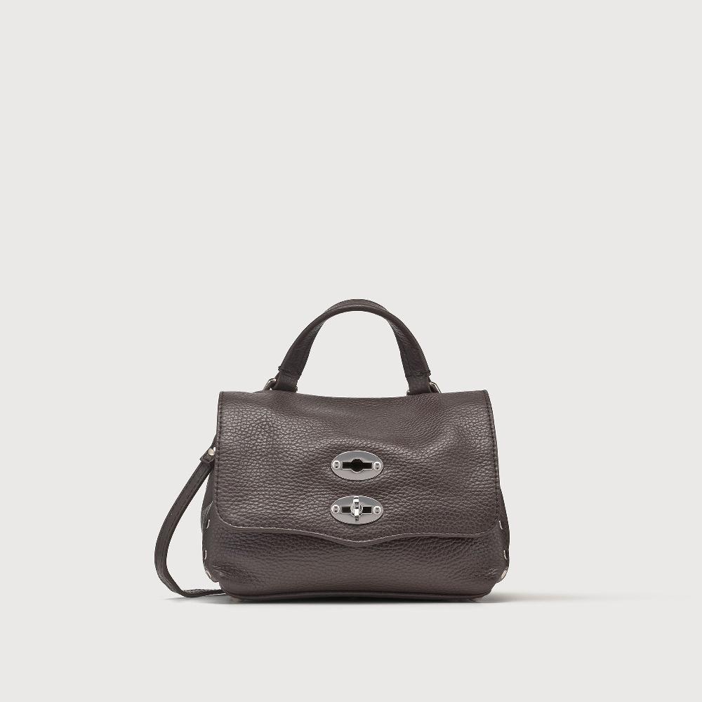Zanellato BORSA POSTINA® BABY IN PELLE MARTELLATA BROWN MOCACCINO | Zanellato