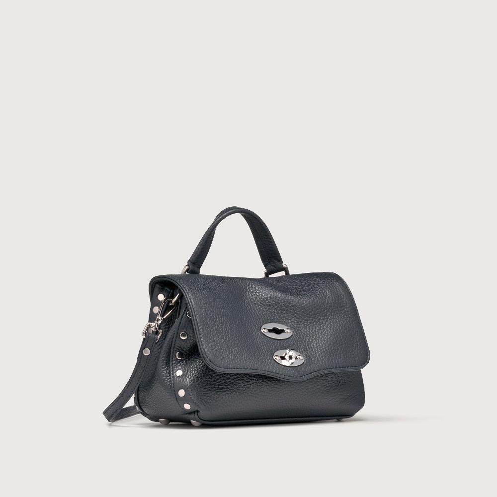 Zanellato BORSA POSTINA® BABY IN PELLE MARTELLATA DARK NAVY | Zanellato