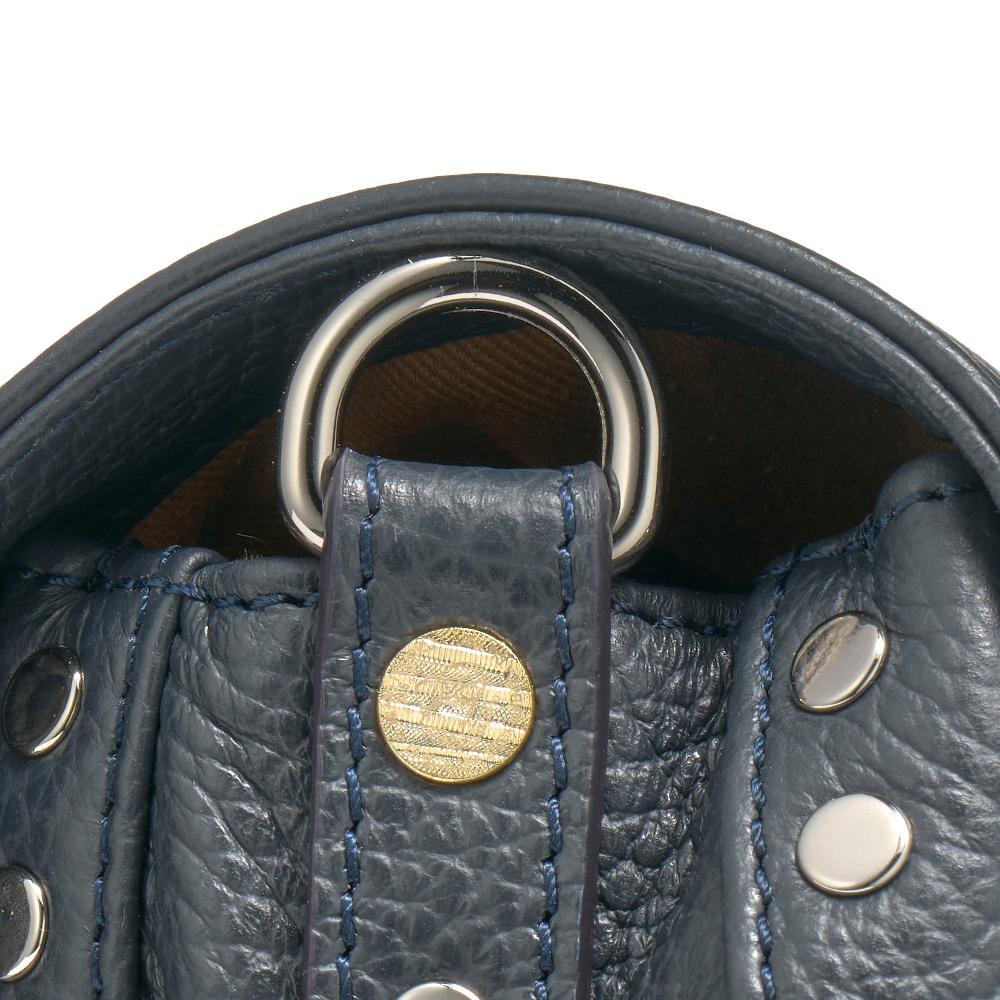 Zanellato BORSA POSTINA® BABY IN PELLE MARTELLATA DARK NAVY | Zanellato