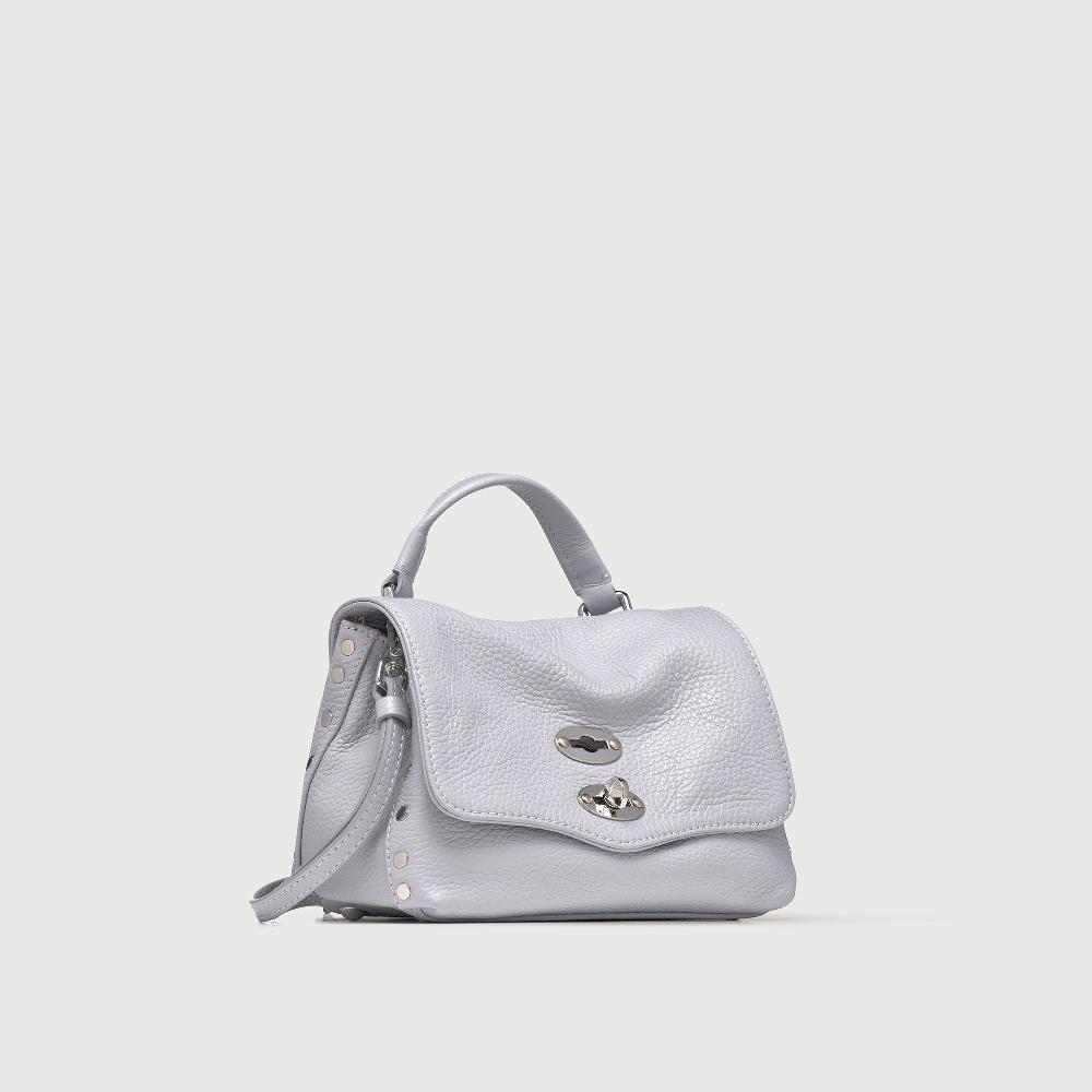 Zanellato BORSA POSTINA® BABY IN PELLE MARTELLATA GREY CLOUD | Zanellato