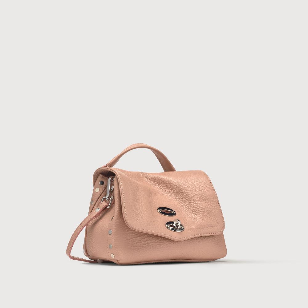 Zanellato BORSA POSTINA® BABY IN PELLE MARTELLATA PINK NUDE | Zanellato
