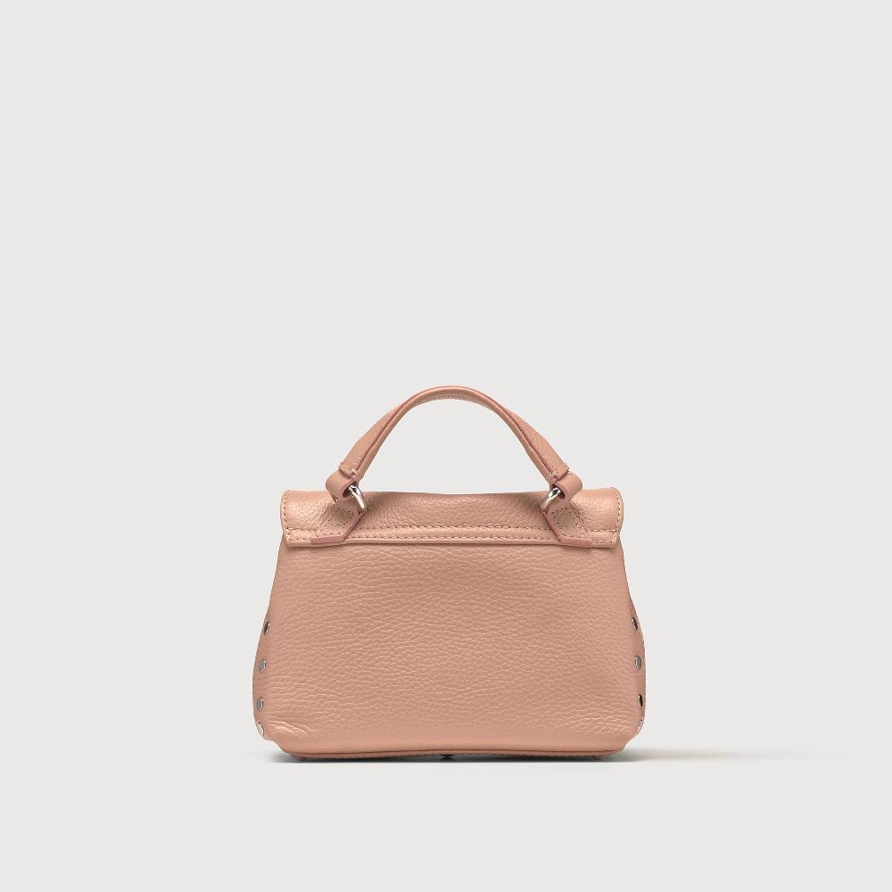 Zanellato BORSA POSTINA® BABY IN PELLE MARTELLATA PINK NUDE | Zanellato