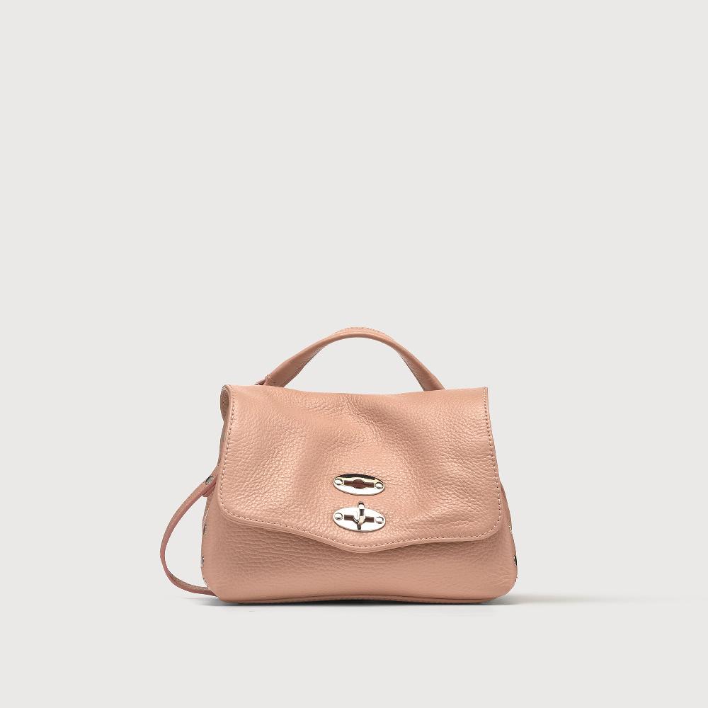 Zanellato BORSA POSTINA® BABY IN PELLE MARTELLATA PINK NUDE | Zanellato