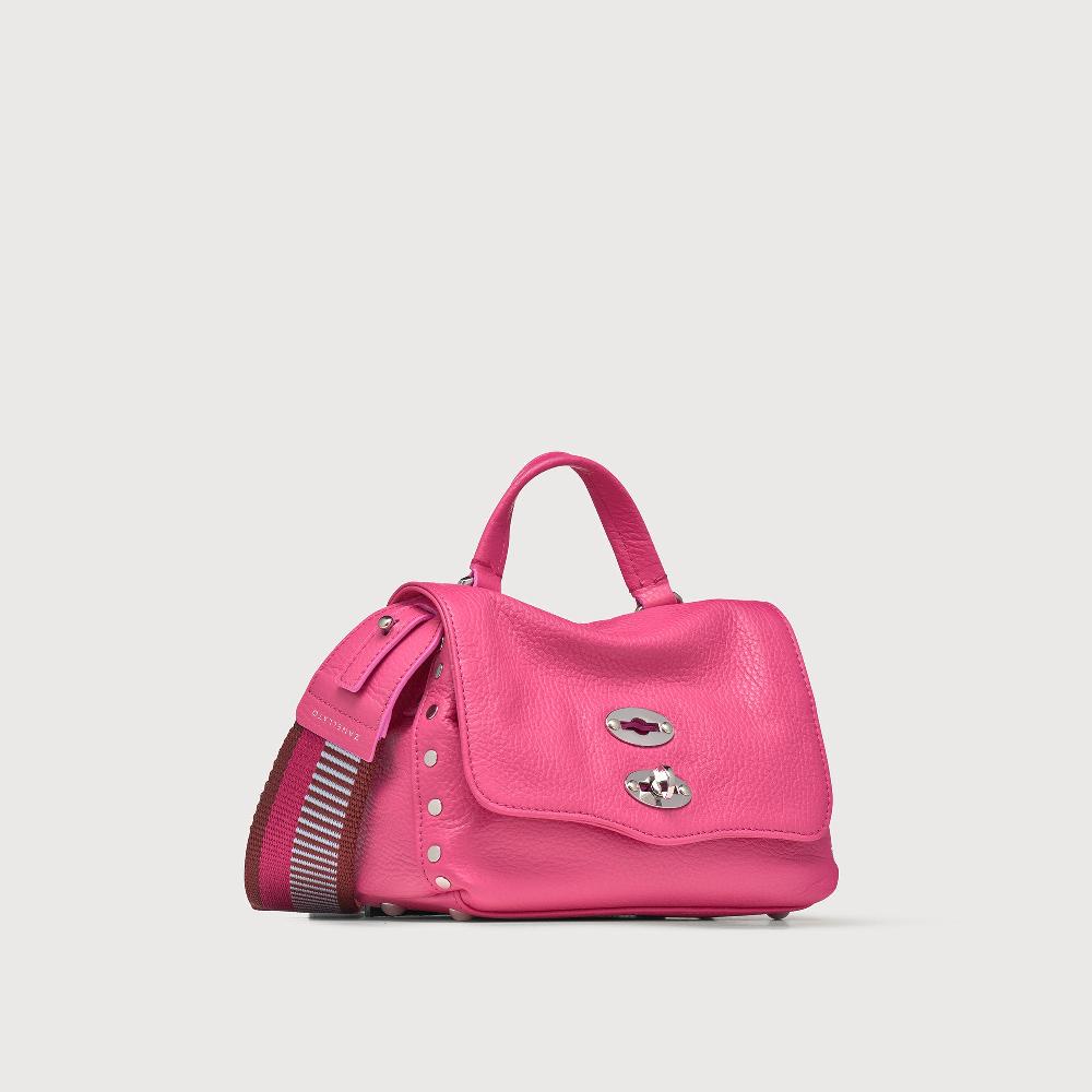 Zanellato BORSA POSTINA® BABY IN PELLE MARTELLATA PINK ORCHIDEA | Zanellato