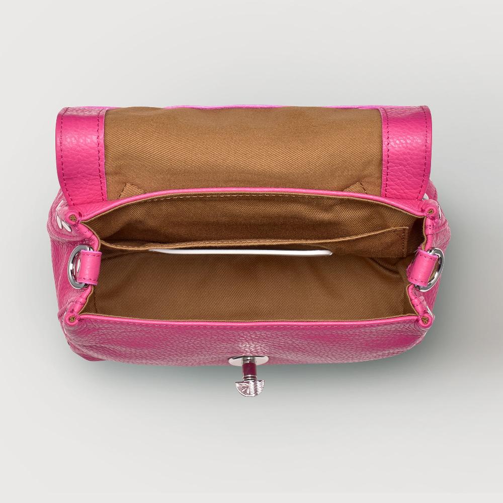 Zanellato BORSA POSTINA® BABY IN PELLE MARTELLATA PINK ORCHIDEA | Zanellato