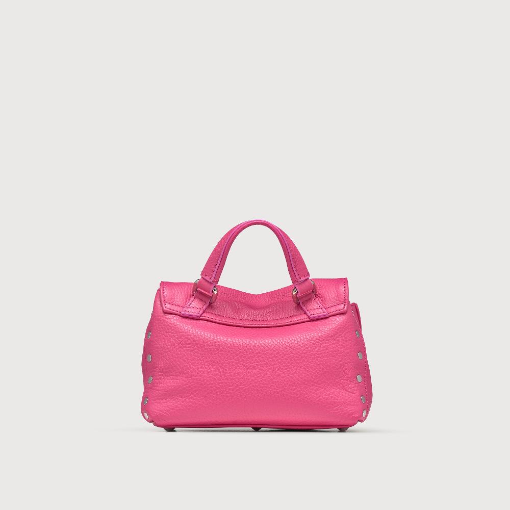 Zanellato BORSA POSTINA® BABY IN PELLE MARTELLATA PINK ORCHIDEA | Zanellato