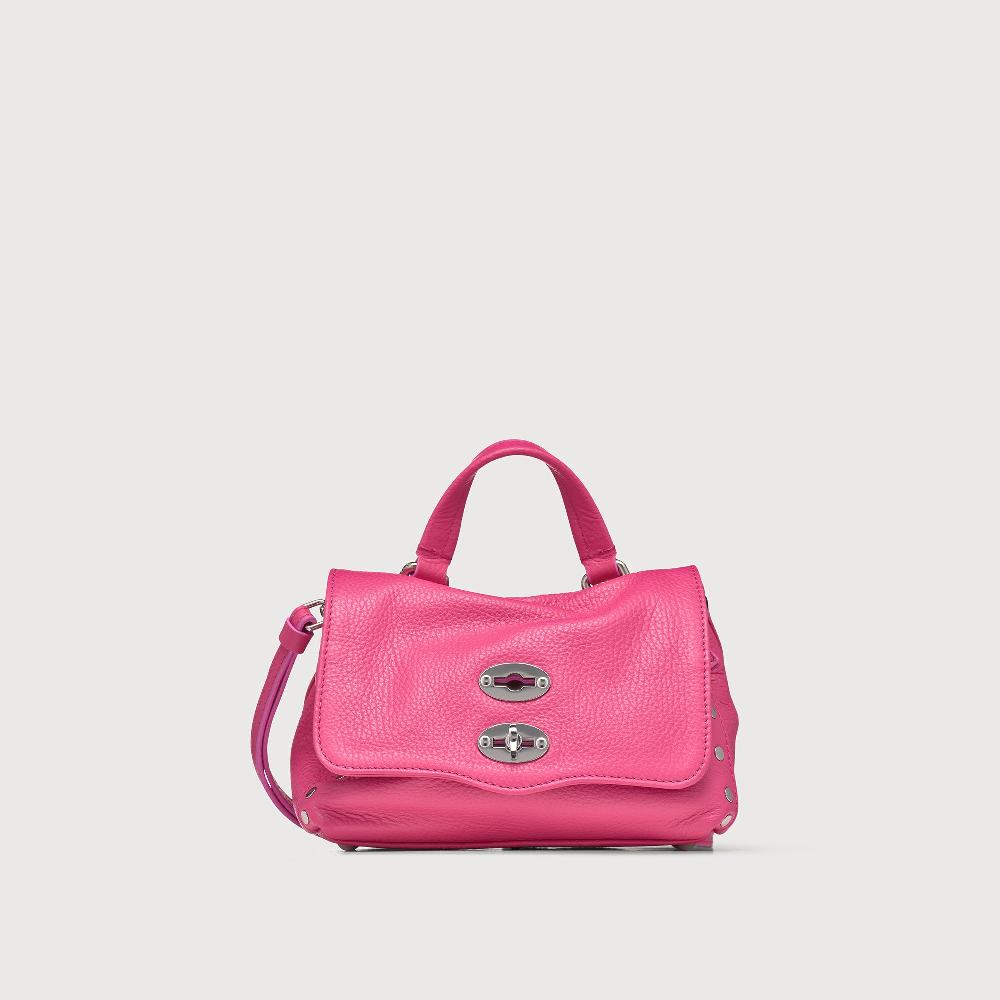 Zanellato BORSA POSTINA® BABY IN PELLE MARTELLATA PINK ORCHIDEA | Zanellato