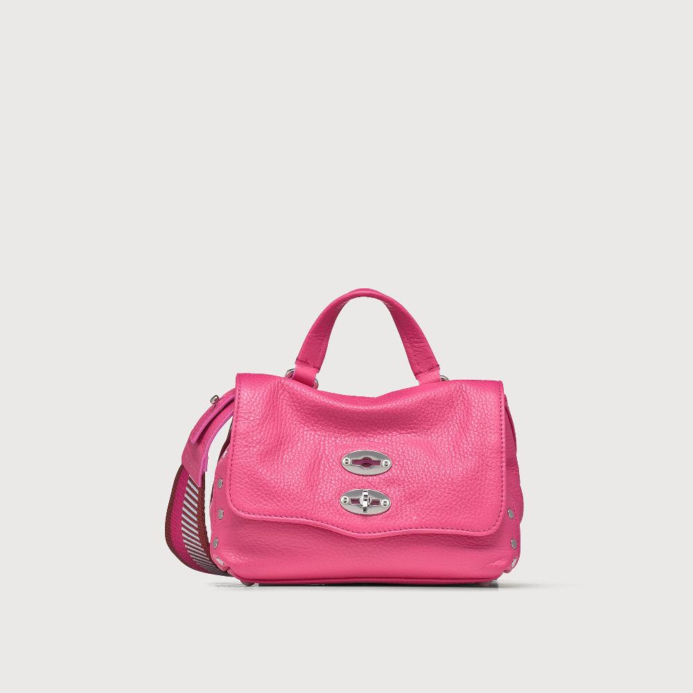 Zanellato BORSA POSTINA® BABY IN PELLE MARTELLATA PINK ORCHIDEA | Zanellato