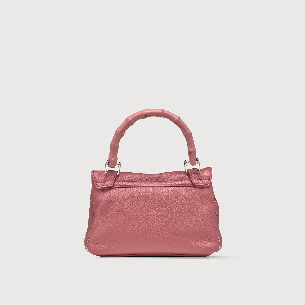 Zanellato BORSA POSTINA® BABY IN PELLE MARTELLATA PINK ROSATO | Zanellato