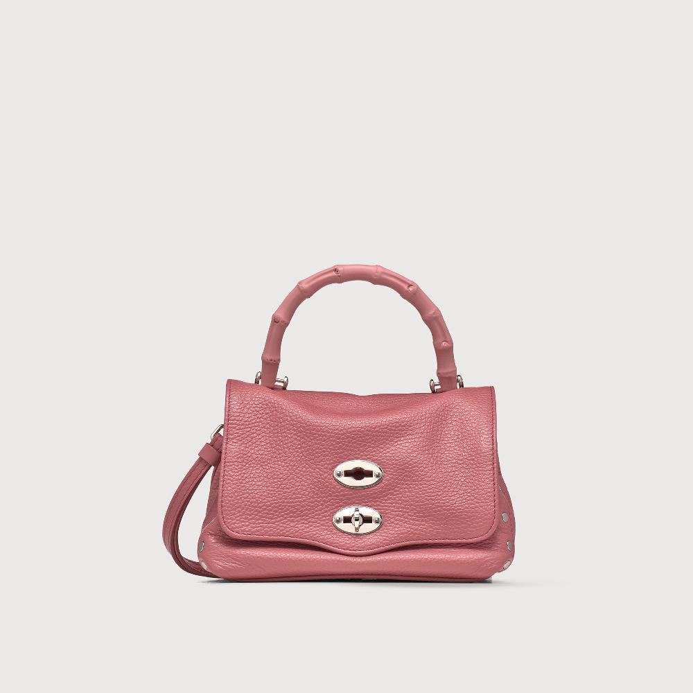 Zanellato BORSA POSTINA® BABY IN PELLE MARTELLATA PINK ROSATO | Zanellato