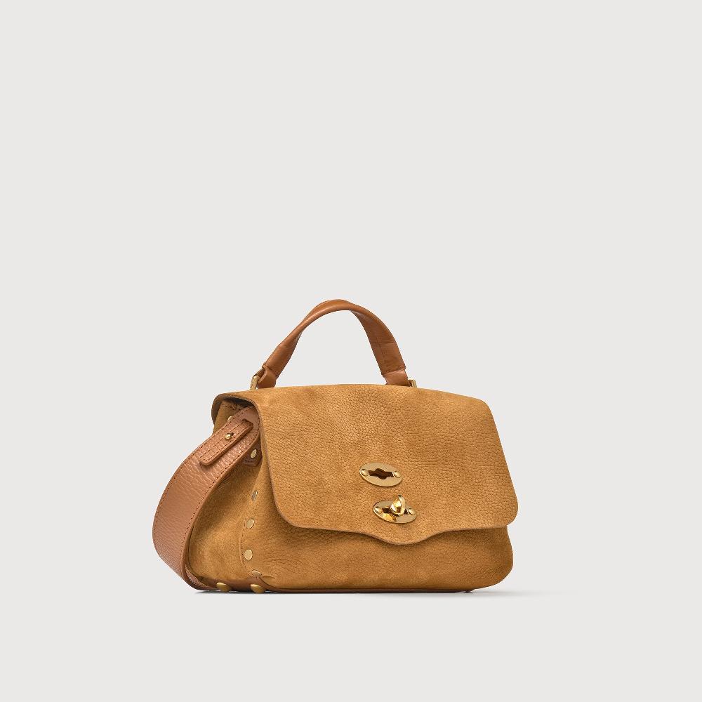 Zanellato BORSA POSTINA® BABY IN PELLE NABUK BROWN BRANDY | Zanellato