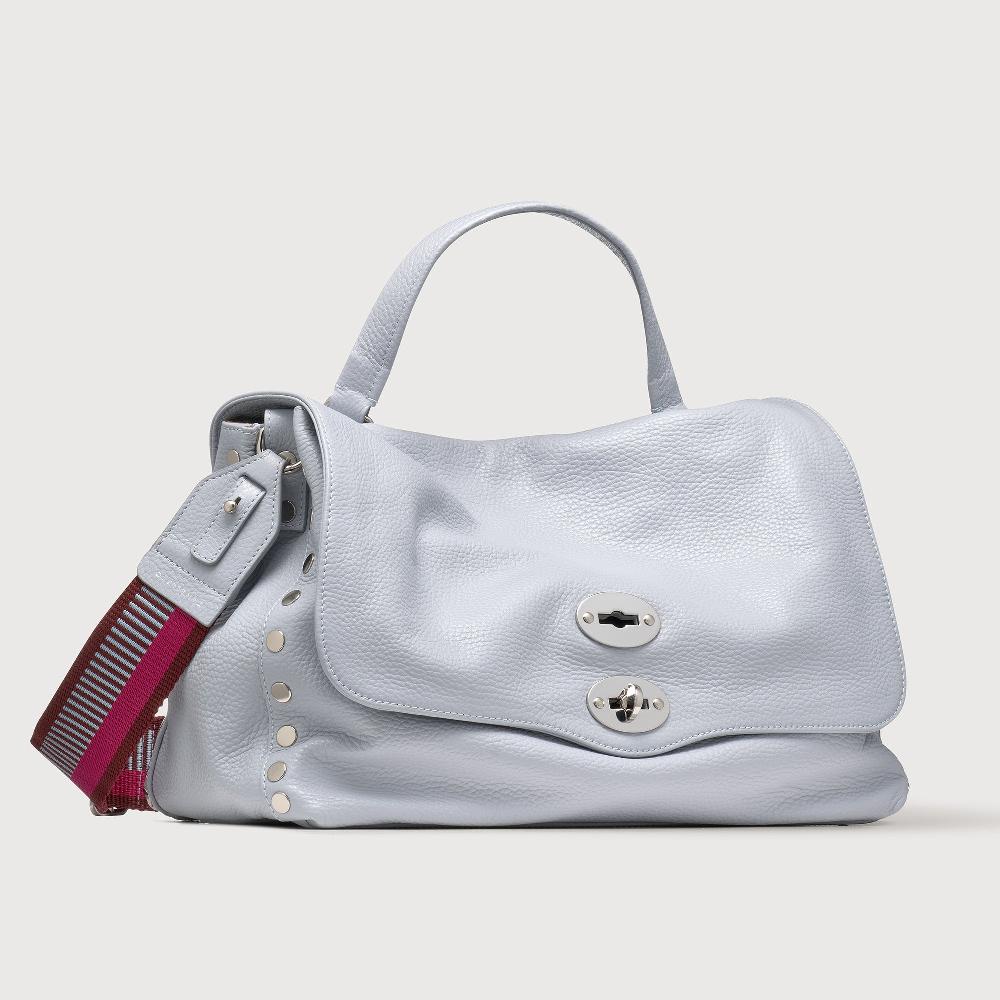 Zanellato BORSA POSTINA® MEDIUM IN PELLE MARTELLATA GREY CLOUD | Zanellato