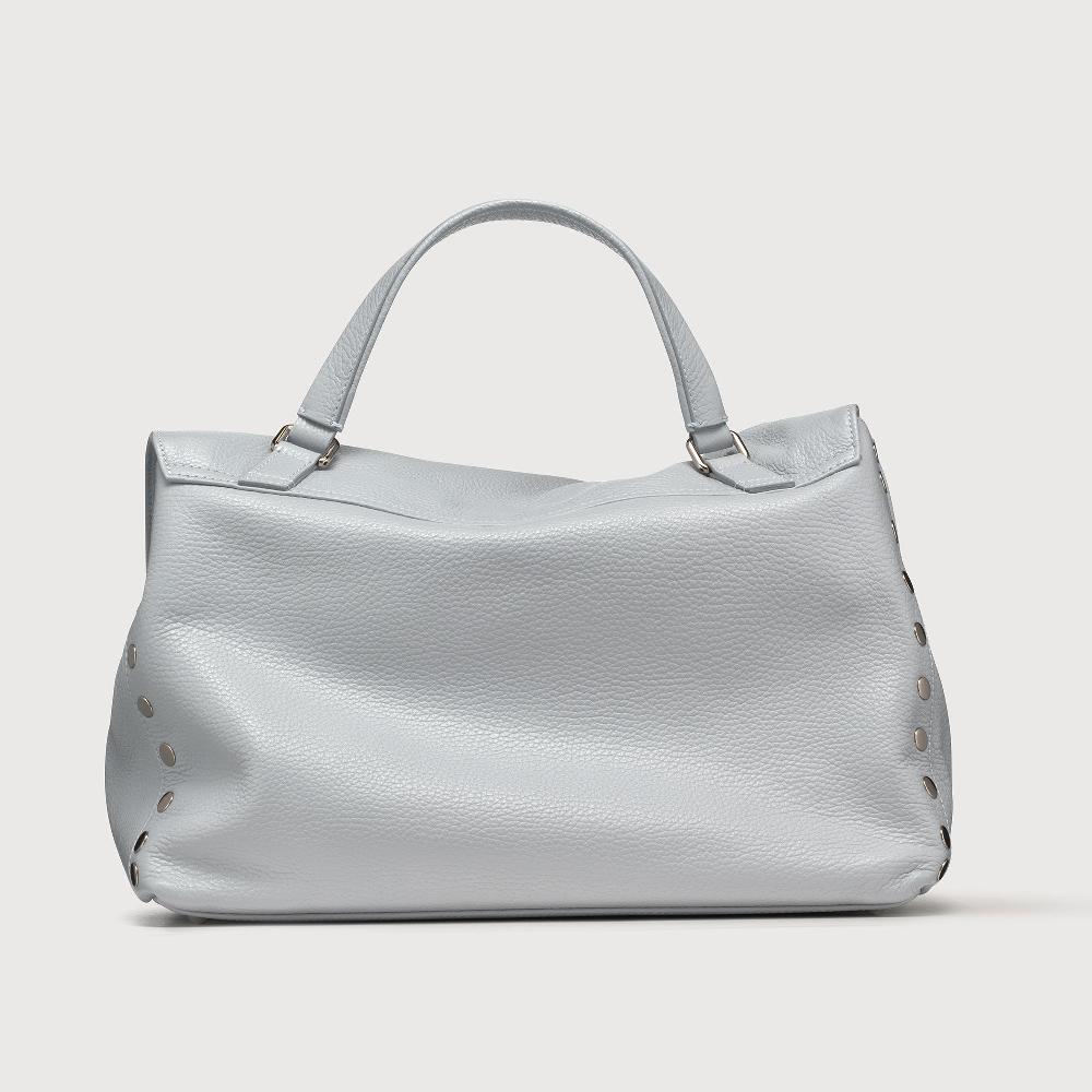 Zanellato BORSA POSTINA® MEDIUM IN PELLE MARTELLATA GREY CLOUD | Zanellato