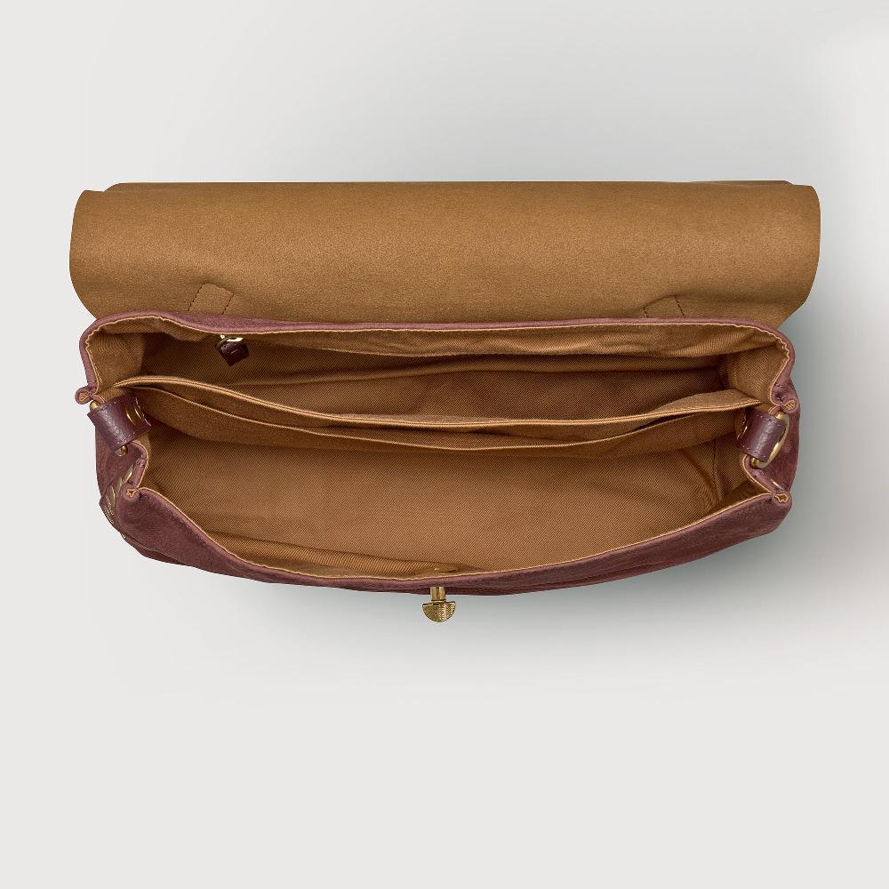 Zanellato BORSA POSTINA® MEDIUM IN PELLE NABUK RED BARBERA | Zanellato