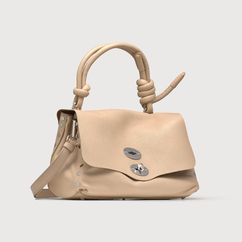 Zanellato BORSA POSTINA® SMALL IN PELLE LISCIA BEIGE BLOOM | Zanellato