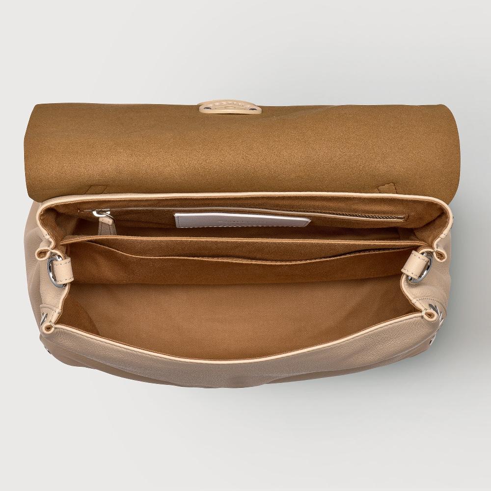 Zanellato BORSA POSTINA® SMALL IN PELLE LISCIA BEIGE BLOOM | Zanellato