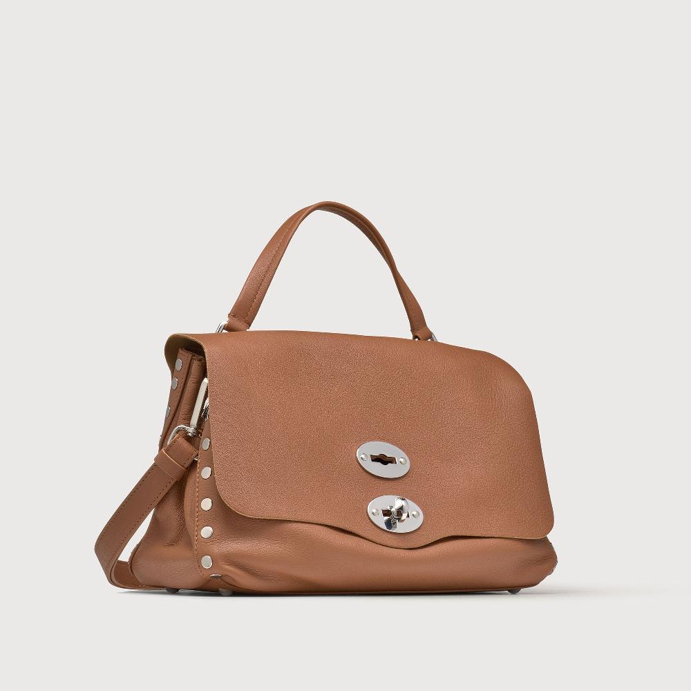 Zanellato BORSA POSTINA® SMALL IN PELLE LISCIA BEIGE GENCO | Zanellato