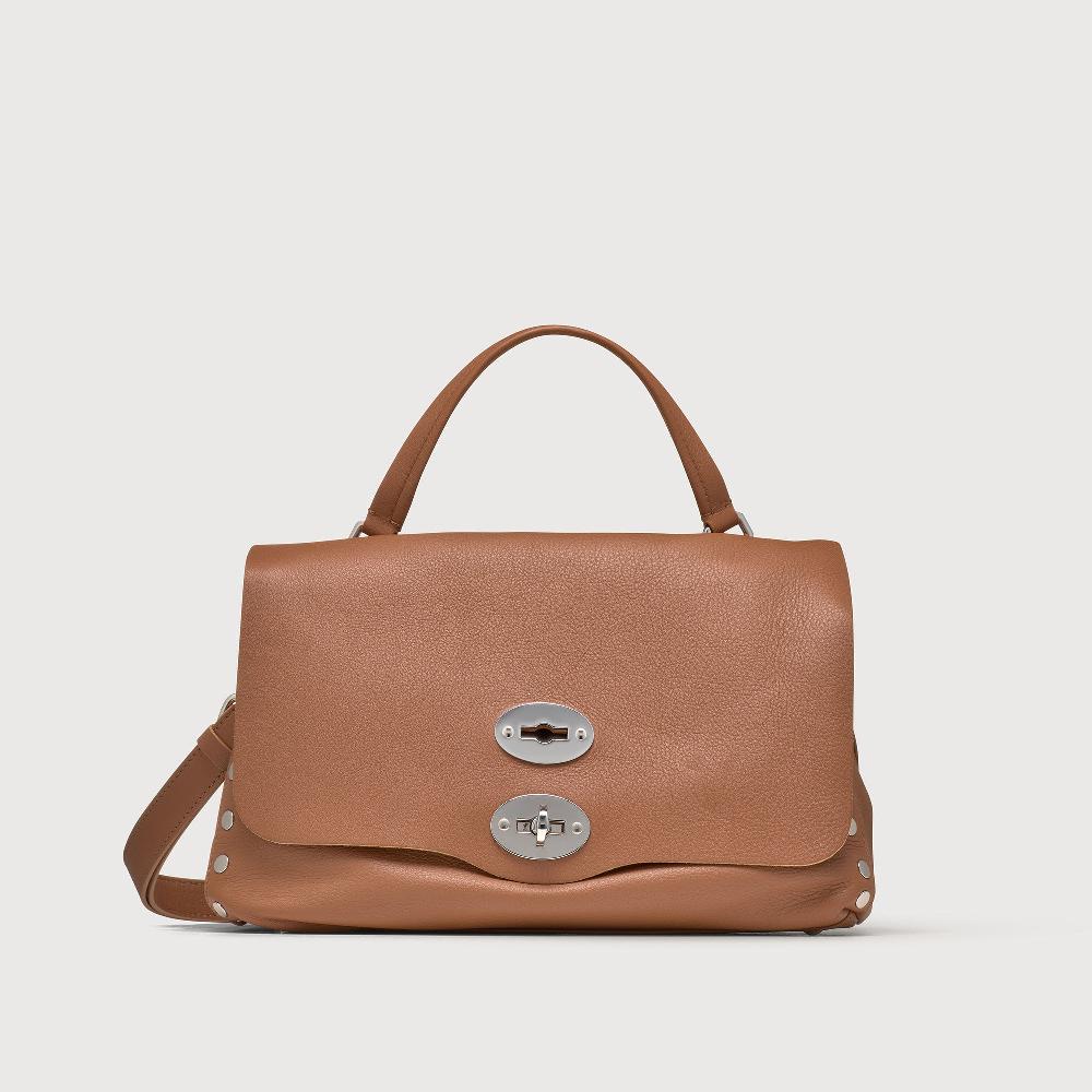 Zanellato BORSA POSTINA® SMALL IN PELLE LISCIA BEIGE GENCO | Zanellato