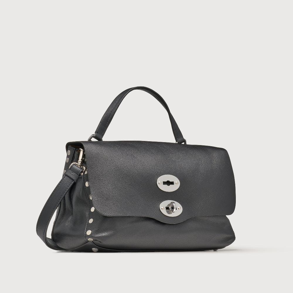 Zanellato BORSA POSTINA® SMALL IN PELLE LISCIA BLACK NERO | Zanellato