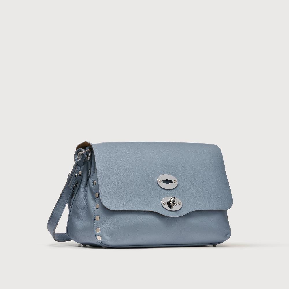 Zanellato BORSA POSTINA® SMALL IN PELLE LISCIA BLUE GRAN LAGUNA | Zanellato