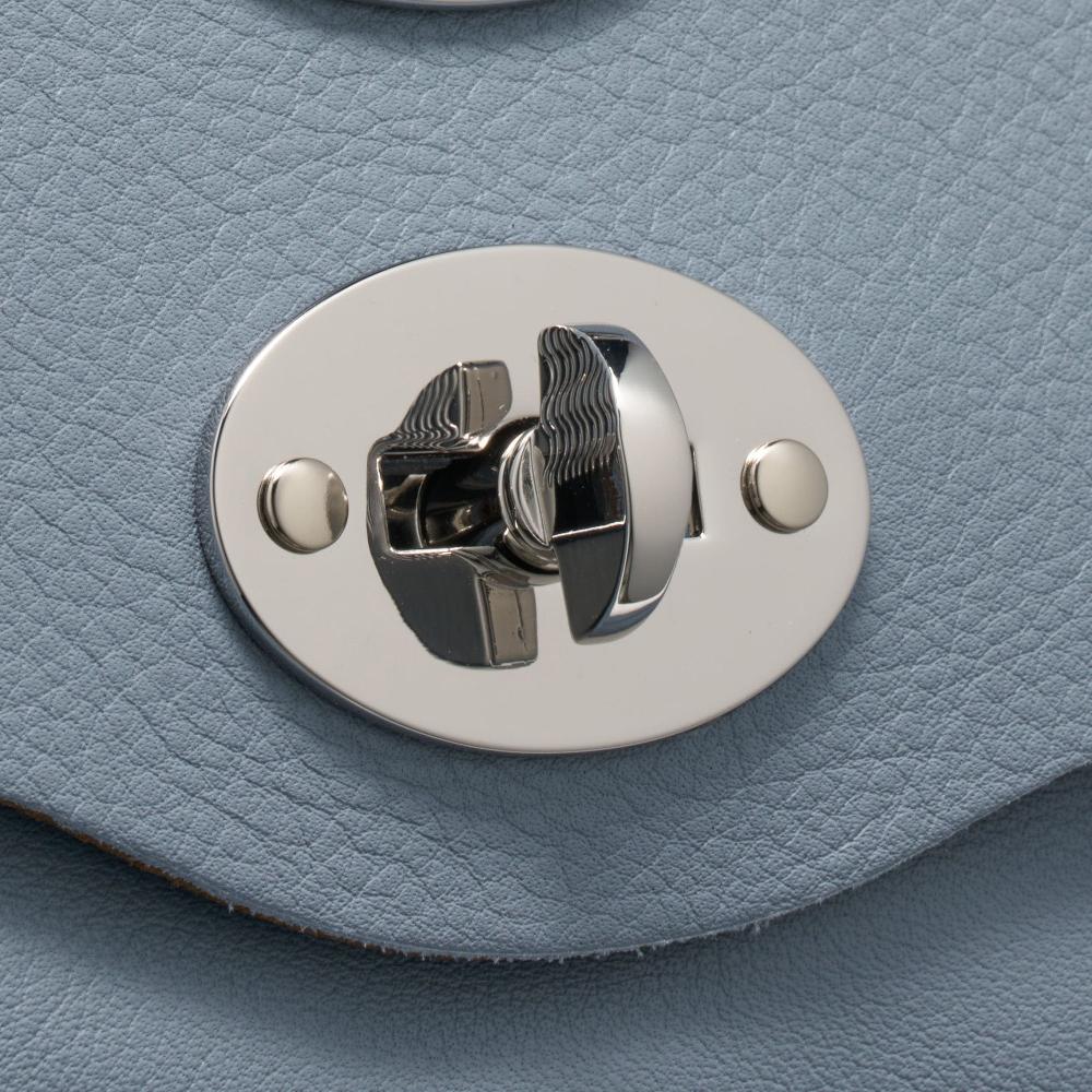 Zanellato BORSA POSTINA® SMALL IN PELLE LISCIA BLUE GRAN LAGUNA | Zanellato