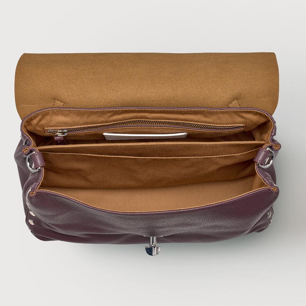 Zanellato BORSA POSTINA® SMALL IN PELLE LISCIA BROWN SANZENO | Zanellato