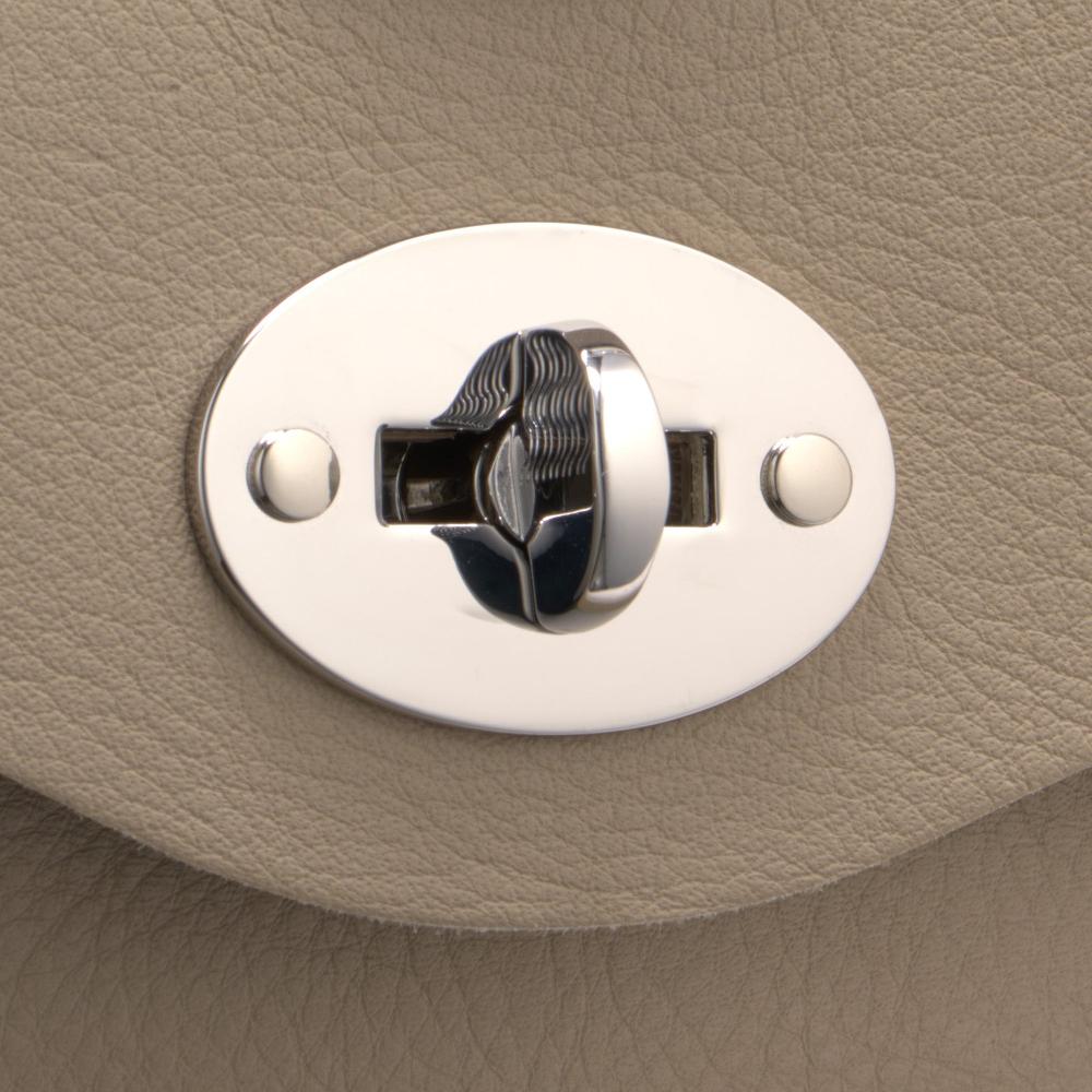 Zanellato BORSA POSTINA® SMALL IN PELLE LISCIA GREY SASSONE | Zanellato