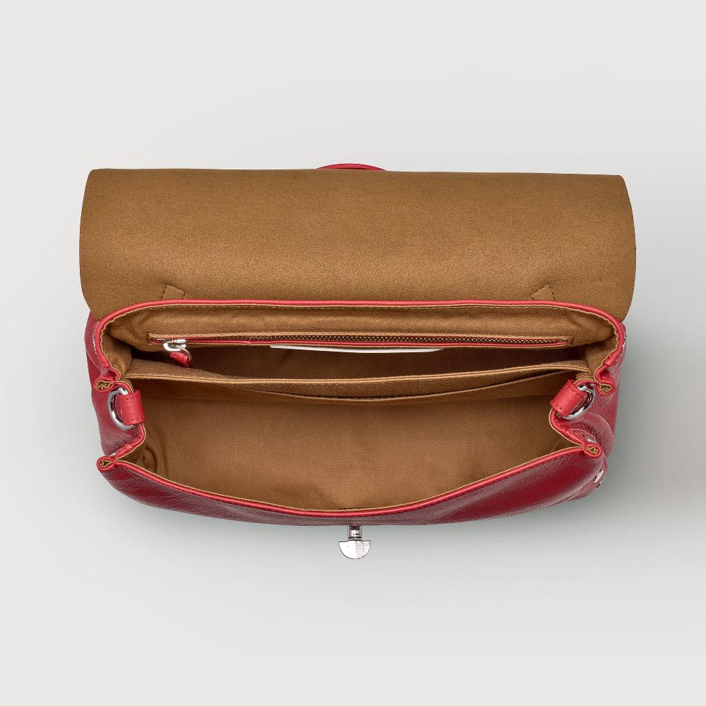 Zanellato BORSA POSTINA® SMALL IN PELLE LISCIA RED VALTELLINA | Zanellato