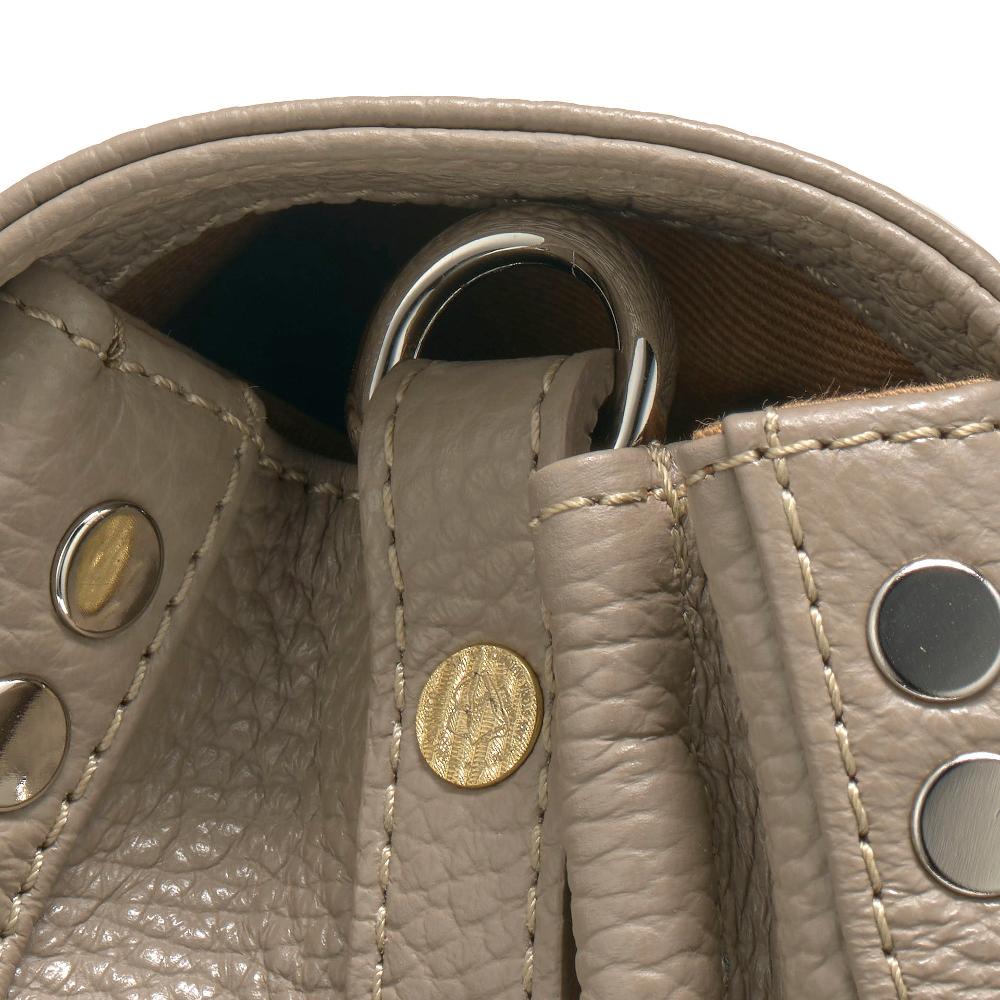 Zanellato BORSA POSTINA® SMALL IN PELLE MARTELLATA CRETA | Zanellato