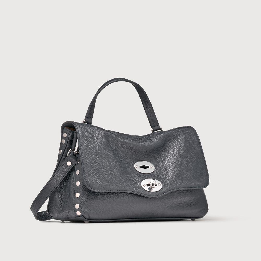 Zanellato BORSA POSTINA® SMALL IN PELLE MARTELLATA DARK NAVY | Zanellato
