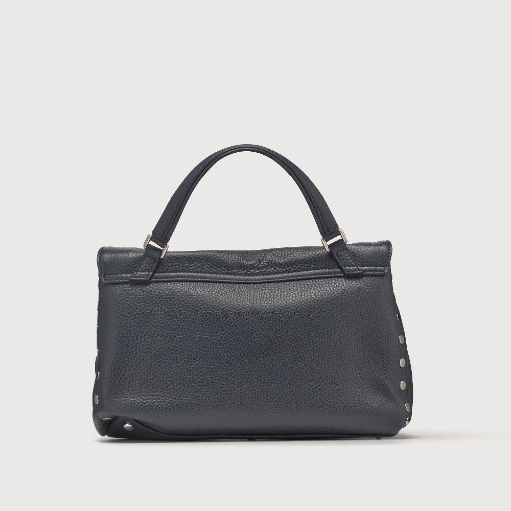 Zanellato BORSA POSTINA® SMALL IN PELLE MARTELLATA DARK NAVY | Zanellato