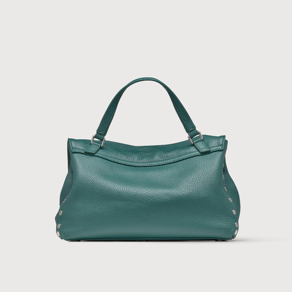 Zanellato BORSA POSTINA® SMALL IN PELLE MARTELLATA GREEN ACCA | Zanellato