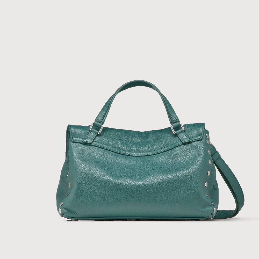 Zanellato BORSA POSTINA® SMALL IN PELLE MARTELLATA GREEN ACCA | Zanellato