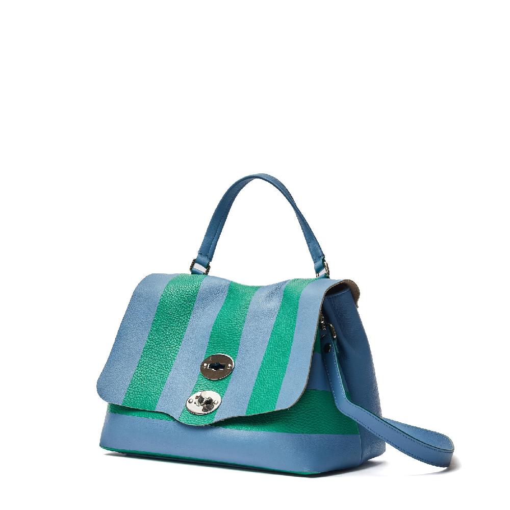 Zanellato BORSA POSTINA® SMALL IN PELLE MARTELLATA GREEN SMERALDO | Zanellato