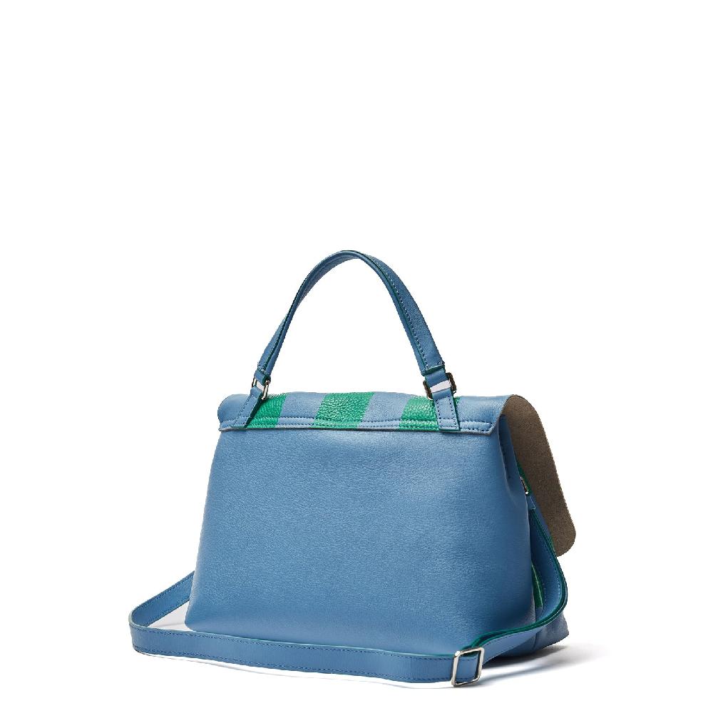 Zanellato BORSA POSTINA® SMALL IN PELLE MARTELLATA GREEN SMERALDO | Zanellato