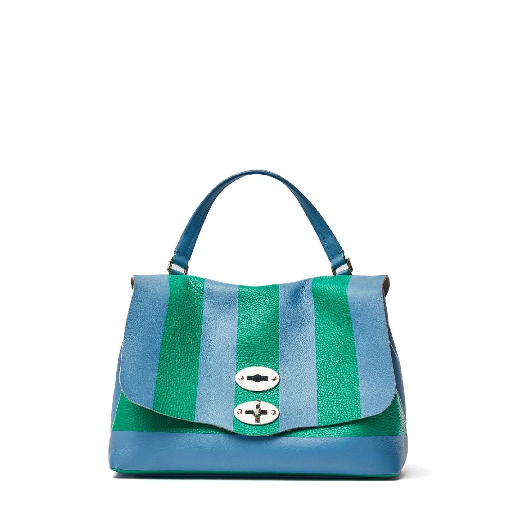 Zanellato BORSA POSTINA® SMALL IN PELLE MARTELLATA GREEN SMERALDO | Zanellato