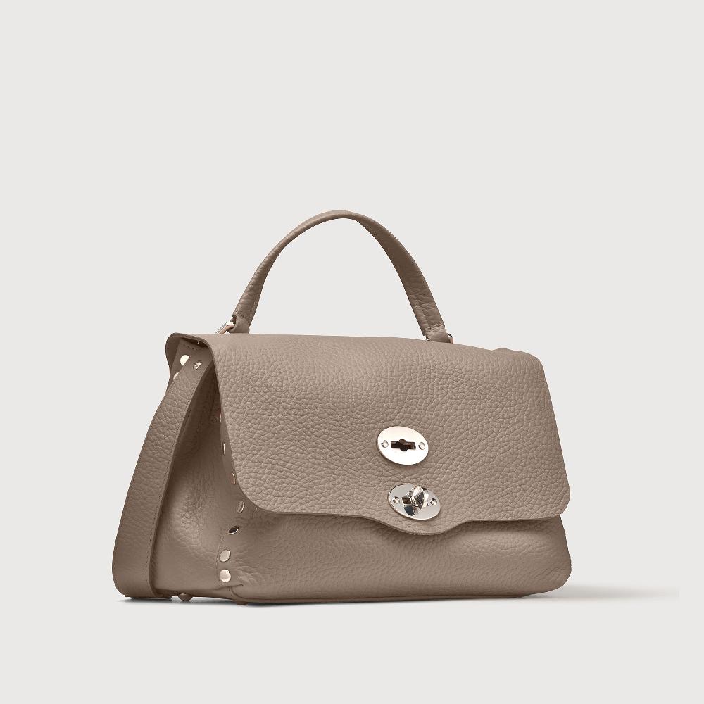 Zanellato BORSA POSTINA® SMALL IN PELLE MARTELLATA GREY CENERINO | Zanellato