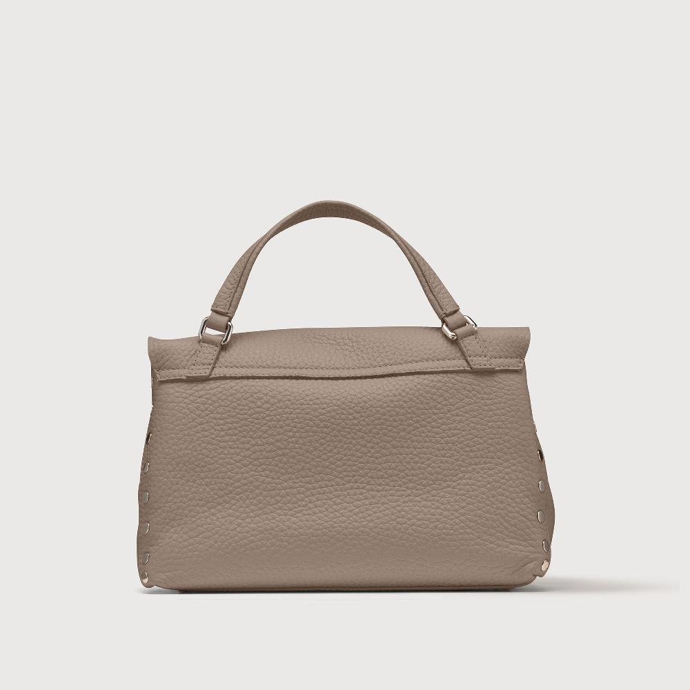 Zanellato BORSA POSTINA® SMALL IN PELLE MARTELLATA GREY CENERINO | Zanellato