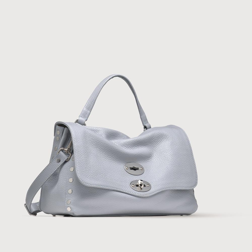 Zanellato BORSA POSTINA® SMALL IN PELLE MARTELLATA GREY CLOUD | Zanellato