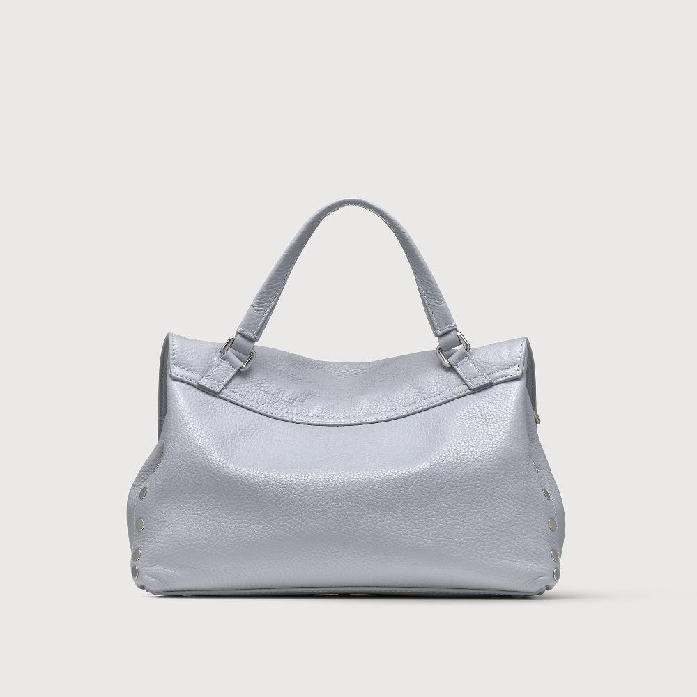 Zanellato BORSA POSTINA® SMALL IN PELLE MARTELLATA GREY CLOUD | Zanellato
