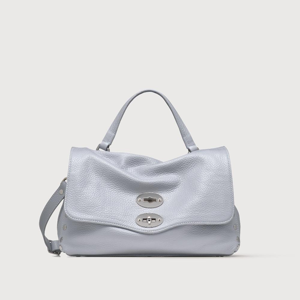 Zanellato BORSA POSTINA® SMALL IN PELLE MARTELLATA GREY CLOUD | Zanellato