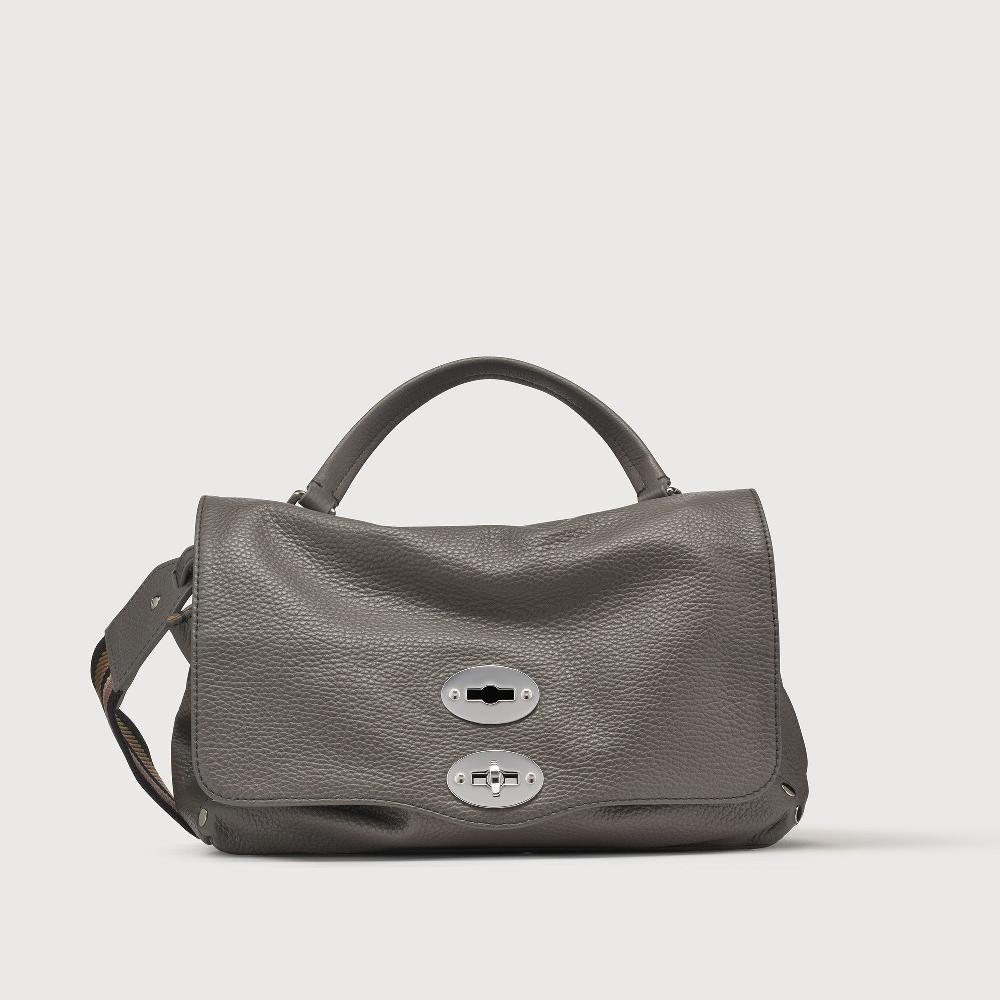 Zanellato BORSA POSTINA® SMALL IN PELLE MARTELLATA MONTEBIANCO | Zanellato