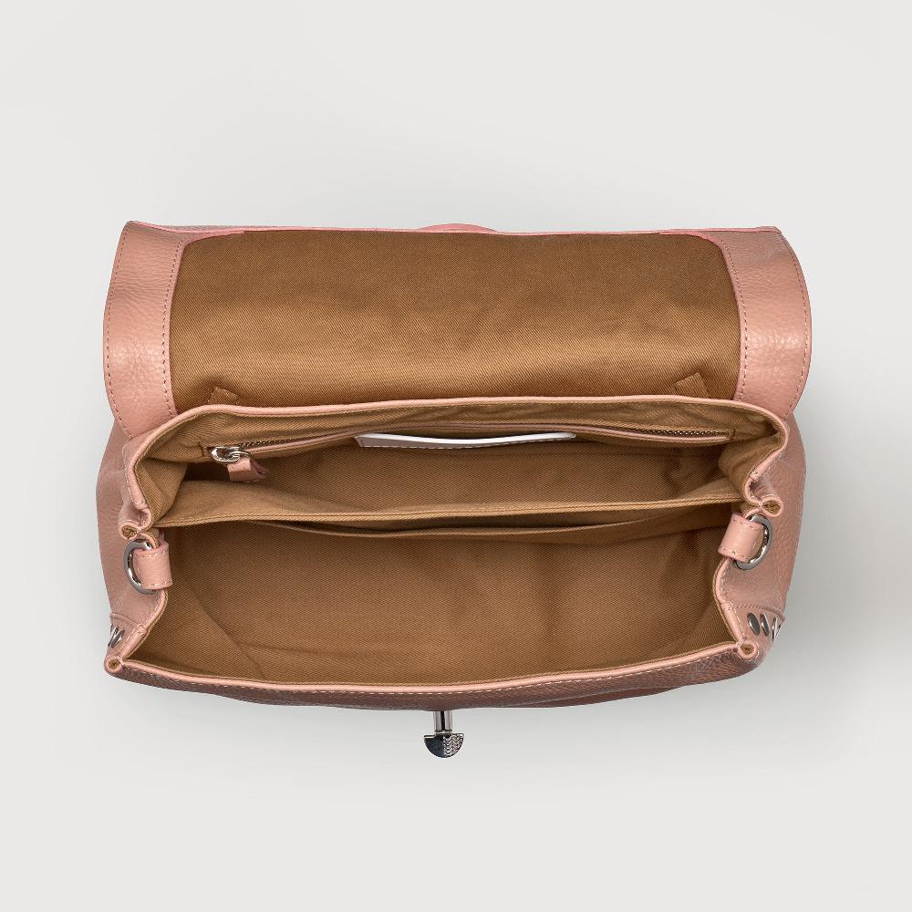 Zanellato BORSA POSTINA® SMALL IN PELLE MARTELLATA PINK NUDE | Zanellato