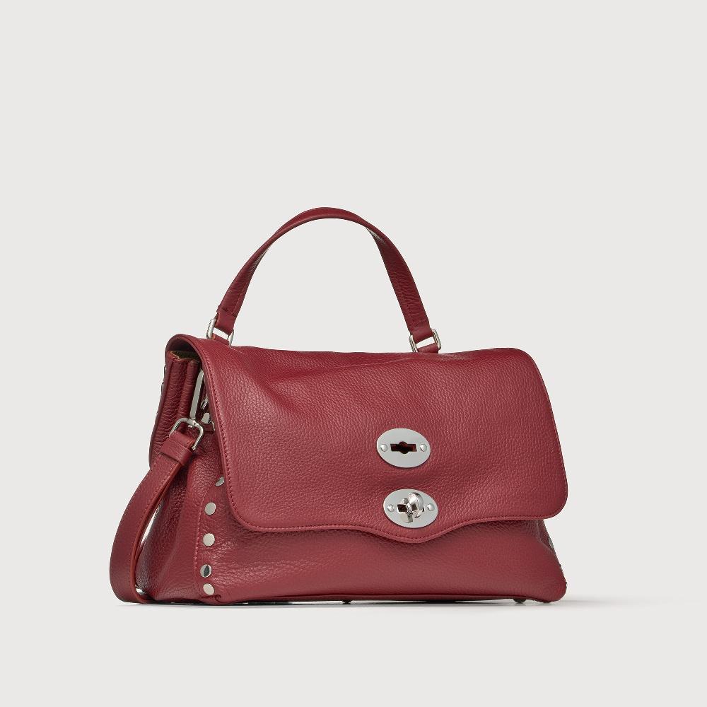 Zanellato BORSA POSTINA® SMALL IN PELLE MARTELLATA RED OPERA | Zanellato