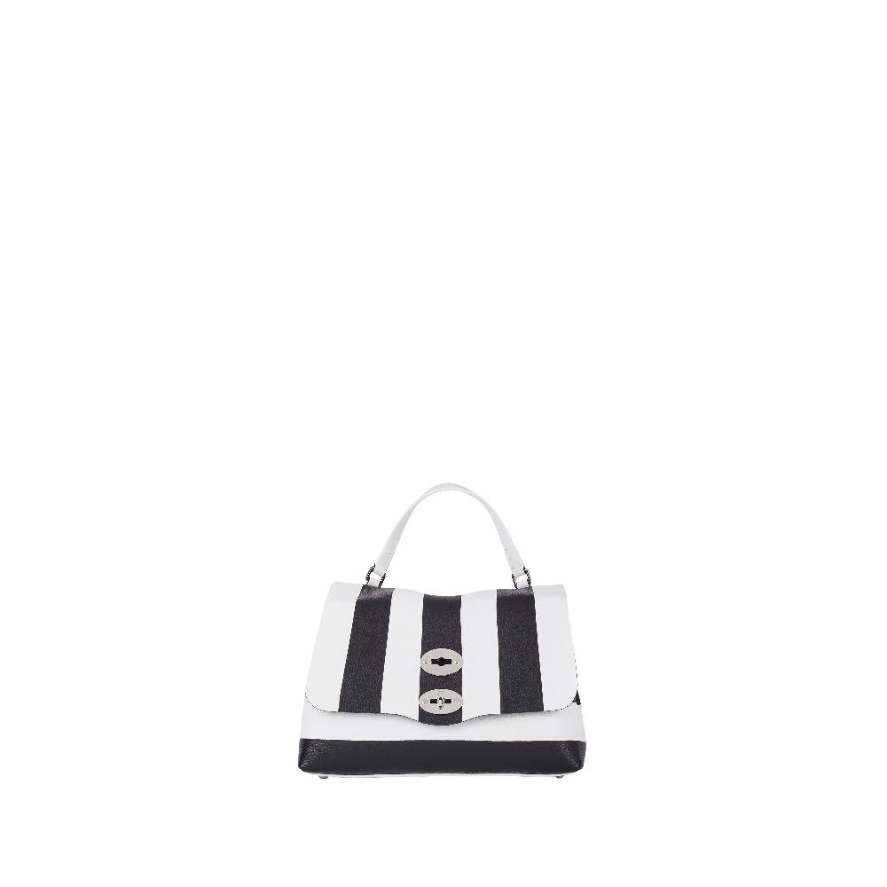 Zanellato BORSA POSTINA® SMALL IN PELLE MARTELLATA WHITE FORTE DEI MARMI | Zanellato