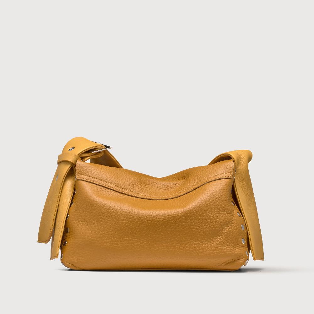 Zanellato BORSA POSTINA® SMALL IN PELLE MARTELLATA YELLOW GIALLONE | Zanellato
