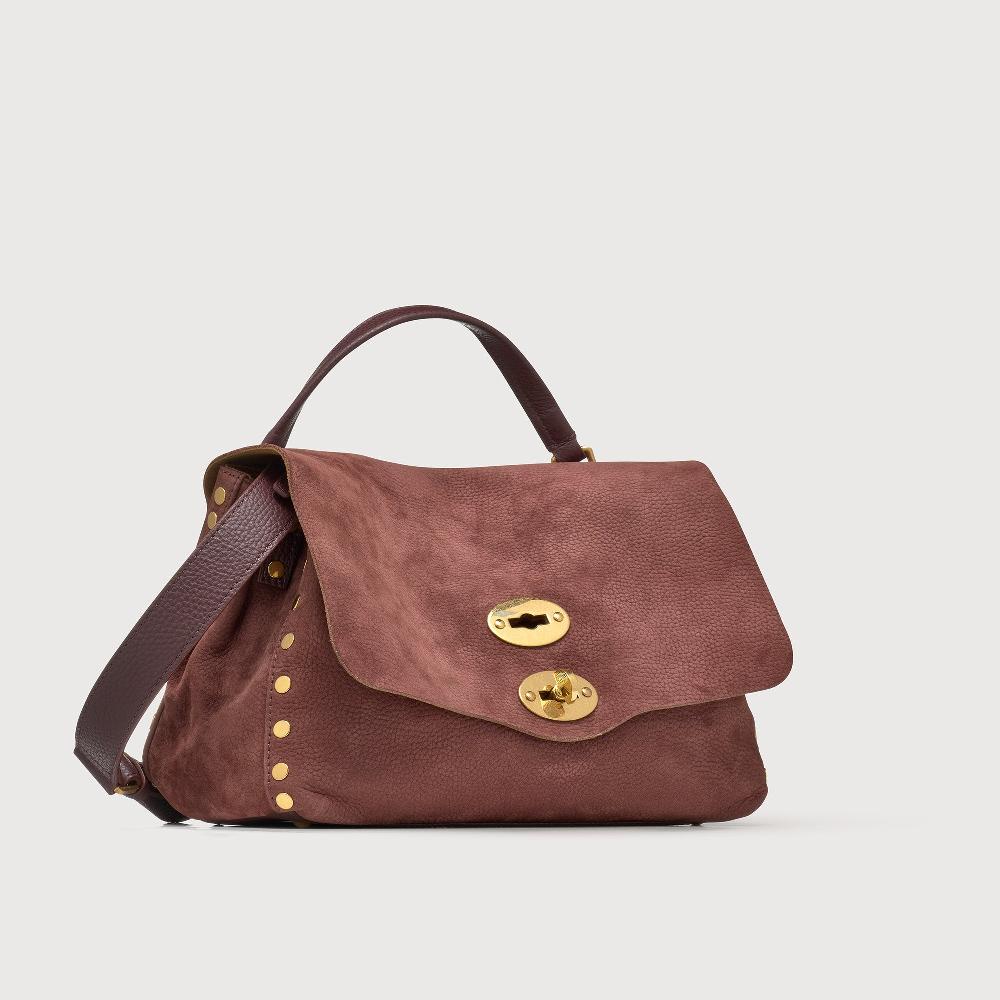 Zanellato BORSA POSTINA® SMALL IN PELLE NABUK RED BARBERA | Zanellato