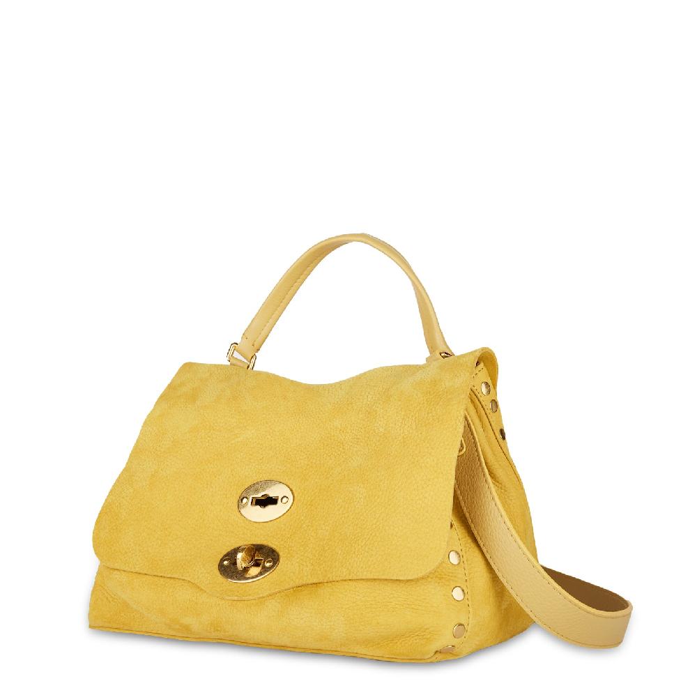 Zanellato BORSA POSTINA® SMALL IN PELLE NABUK YELLOW | Zanellato